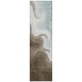 thumbnail image 2 of Addison Rugs Chantille Indoor/Outdoor Contemporary Abstract Chocolate Machine Washable Runner Rug, 2'3" x 7'6", 2 of 8