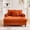 Orange, variant on Noble House Oversized Corduroy Recliner Sofa, Deep Seat Chaise Lounge with Pillows for Living Room/Bedroom, Emerald