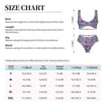 thumbnail image 4 of Kdxio Cute Nautical Print Women's 2 Piece High Waisted Wrap Spaghetti Strap Summer Swimsuit Bikini Set-Small, 4 of 7