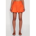 thumbnail image 3 of Womens Trendy High Waisted Smocked Bubble Mini Skirt, 3 of 4