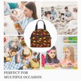 thumbnail image 4 of Ratiio Thanksgiving Turkey Pattern Lunch Bag ,Insulated Lunch Box, Small Leakproof Cooler Food Lunch Containers Reusable High Capacity Lunch Tote Bags, 4 of 6