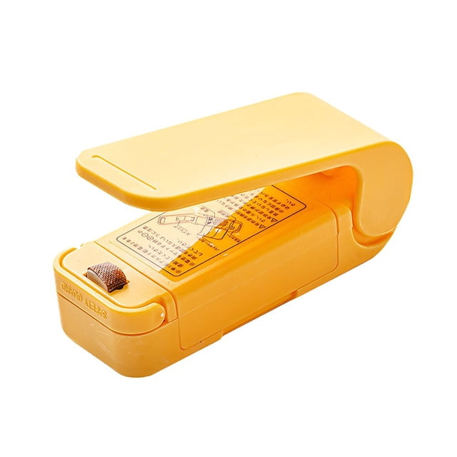 Sellador de bolsas de comida portátil, Mini Clips de sellado de bolsas de plástico ajustables de 2 velocidades, a prueba de humedad, suministros para el hogar