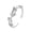 Silver, variant on 1X Women Ring Jewellery Elegant Leaves Adjustable Open Ring Wedding Party Thumb Knuckle Ring Superior Quality and Creative