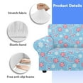 thumbnail image 6 of XYZCANDO Christmas Candy Stretch Armchair Sofa Slipcover for 1 Cushion Couch, 1-Piece Couch Sofa Cover Furniture Protection Soft with Elastic Bottom for Kids, Pets, 6 of 6