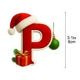 thumbnail image 3 of Christmas 26 Letters Ornaments, Red Acrylic Hanging Alphabet for Christmas Tree DIY Craft , 3.3 inch, 3 of 5