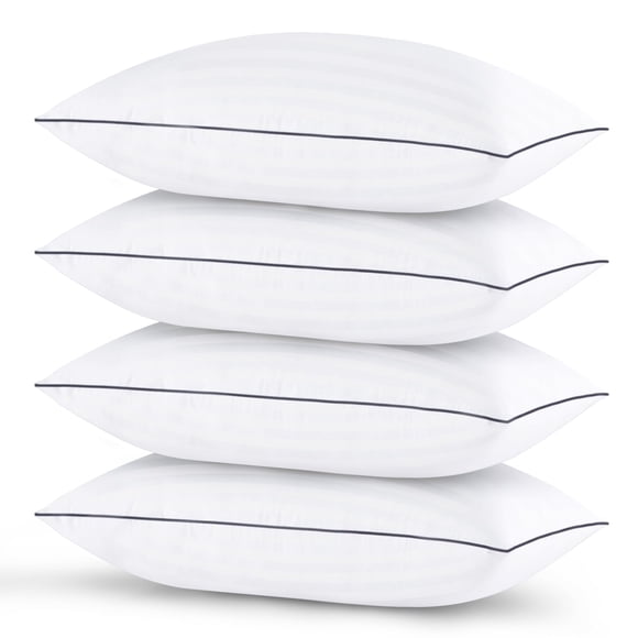 Juego de 4 almohadas GOHOME tamaño queen para dormir