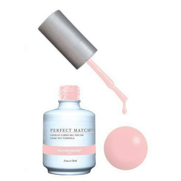 LECHAT Perfect Match Pair of Soak off Gel   Matching Nail Polish - PMS103 Pale Moonlight