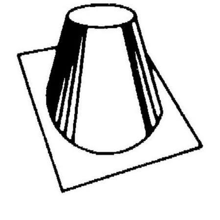 FMI V12F-10DM 12'' Roof Flashing 6/12 - 12/12 Pitch