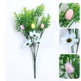 thumbnail image 6 of Stijggn Easter Floral Picks Easter Decor Spring Berry Picks with Eggs Colorful Berries Leaves Twig Branches Sprays for Floral Arrangement-Centerpiece Wreath Decoration, 6 of 8