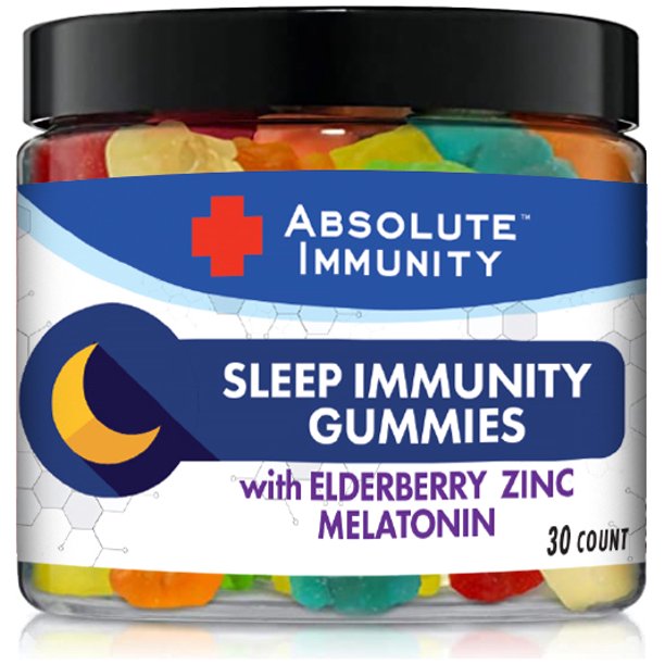 Absolute Immunity Zinc and Elderberry Sleep Gummies with Melatonin