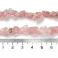 thumbnail image 5 of 2 Strand Raw Rough Strawberry Quartz Beads Strands 4~11x4.5~14.5x4.5~14.5mm Hole: 0.8mm about 41~43pcs/strand 15.35~15.94''(39~40.5cm), 5 of 5