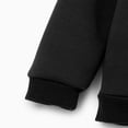 thumbnail image 6 of PatPat Kids Boys Girls Fleece Hoodie Pullover Sweatshirt with Pocket Warm Long Sleeve Hooded Top Black Sizes 4-14 Years, 6 of 7