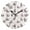 Black, variant on Cute Pink Striped Cat Round Wall Clock Silent Battery Operated Home Decor for Living Room Bedroom
