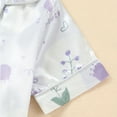 thumbnail image 5 of Hiijoy Infant Girls 2-Piece Pajamas Short Sleeve Shirt and Shorts Sleepwear, Sizes 1-6, 5 of 7