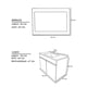 thumbnail image 5 of Gabinete Para Baño Con Espejo Decorativo JADE, 5 of 6