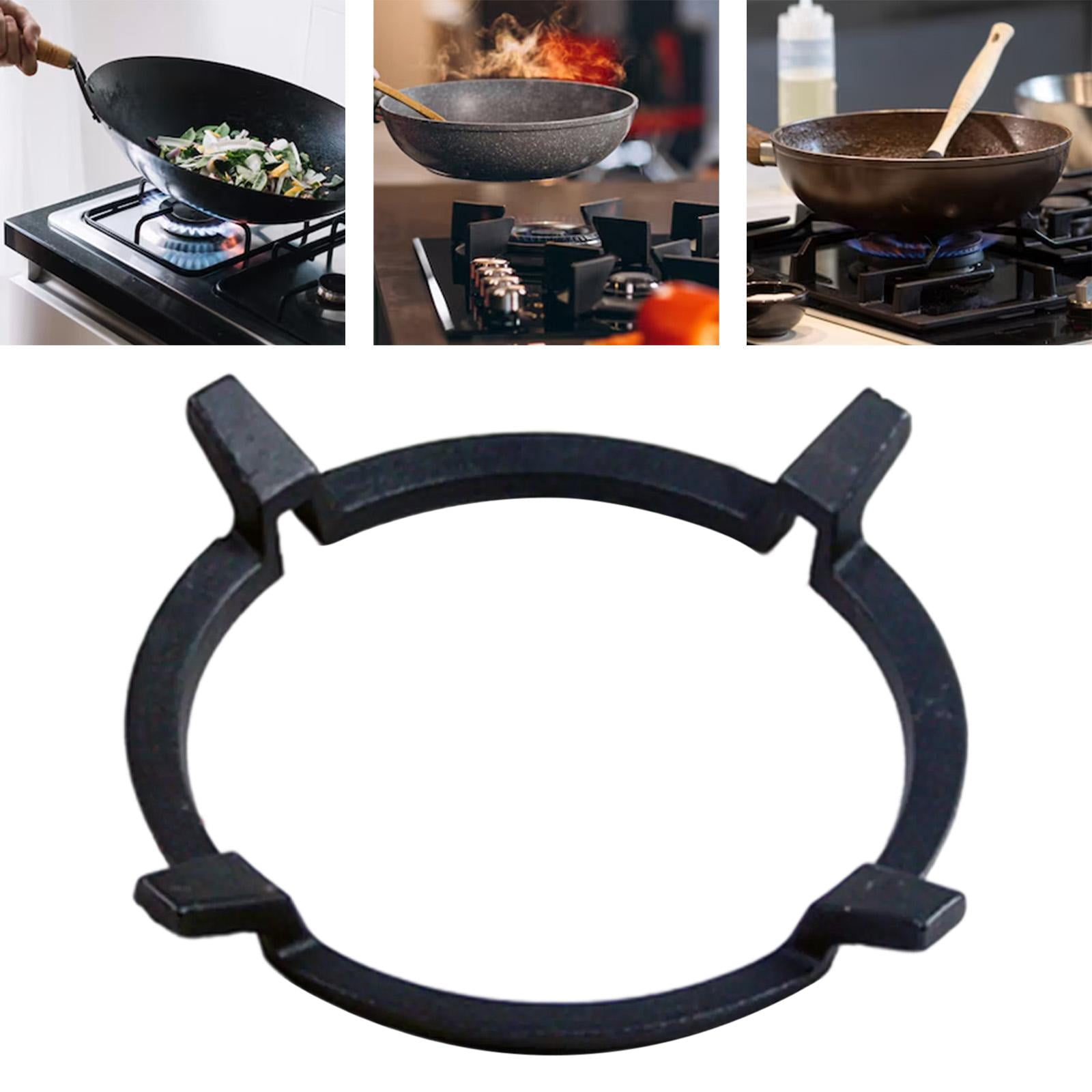 Wswqop Stove Stand Rack Accessories Kitchen Supplies Lightweight Wok Stands for Kitchen Round Bottom Wok