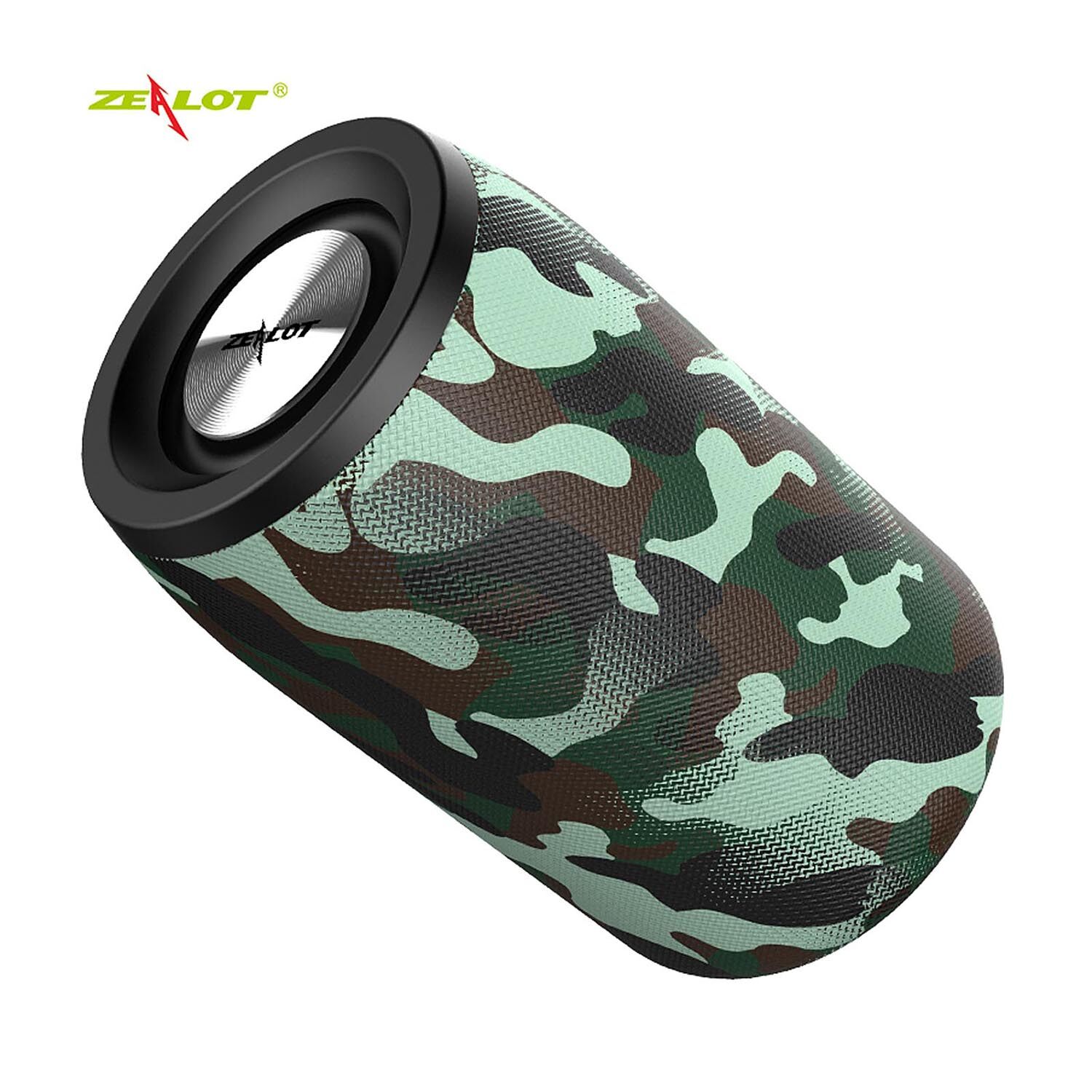 ZEALOT S32 Portable Wireless Bluetooth Speaker 5W Subwoofer Outdoor Sound Box Music Player U Disk TF Card Reader AUX-IN 2000mAh Battery