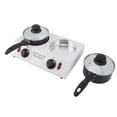 thumbnail image 1 of Dual Pots Chocolate Melting Machine, 2kg Capacity, Manual Control, Aluminum Non Stick Chocolate Melter Device for Chocolate Milk, 1 of 7