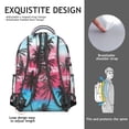 thumbnail image 5 of Hawaii Tropical Wind Palm Leaves Design Daypack: Perfect Gift for Students, Durable Lightweight Laptop Backpack, Large Capacity for High School, College and Campus Commute Activities, 5 of 6