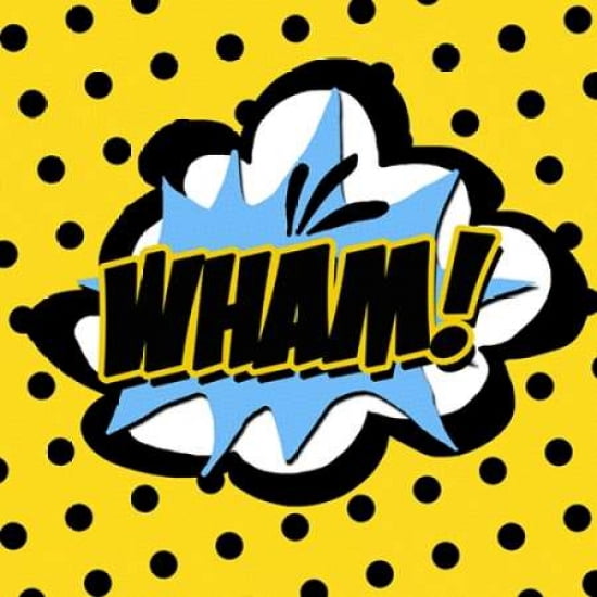 Wham Canvas Art - A