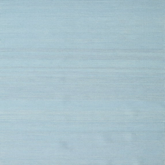 Ahgly Company Machine Washable Indoor Square Contemporary Jeans Blue Area Rugs, 4' Square