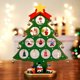 thumbnail image 2 of Nuevo colgante para árbol de Navidad para decoración del hogar, de madera, con Mini adornos colgantes, campanas de muñeco de nieve, manualidad para regalo de Navidad para niños, 2 of 4