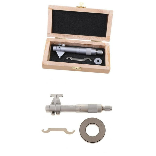 Herramienta de medición de calibre de diámetro de micrómetro interior tipo pinza de 2 piezas 5-30 mm 25-50 mm