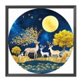 thumbnail image 2 of Wdftyju Bordado parcial estampado punto de cruz Wealth Deers 3 Strand 11CT Home Decor Wdftyju 5wc6zj9wq6pt3lr6, 2 of 9