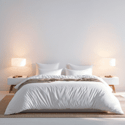 White Classic Luxury Collection 3-Piece Microfiber Zippered Duvet Cover Set, White, King, 104 x 90