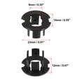 thumbnail image 3 of 2pcs H3 LED Headlight Adapter Base Bulb Sockets Retainer Holder Universal for Car Auto Black, 3 of 6