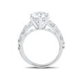 thumbnail image 3 of 4 1/2 ct Round  Diamond Engagement Ring 14K White Gold Solitaire Band, 3 of 4