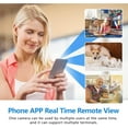 thumbnail image 4 of Wireless WIFI Home Security Camera Body Indoor Outdoor Security Cam Room Cameras 1080P HD With Night Vision,Cat Dog Camera for Home Security Pet, 4 of 6