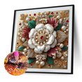 thumbnail image 4 of 5D DIY Taladro Parcial AB Diamante Pintura Perla Pared Art45x45cm, 4 of 8