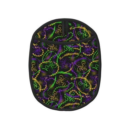 

Tebeau Neon Mardi Gras Print Silicone Pot Holders Multi-Purpose Hot Pads for Kitchen Trivets Potholders Oven Mitts for Baking Cooking Hot Dishes Pans Heat Resistant