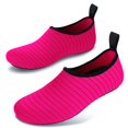 thumbnail image 1 of Pink Socks Uniform Solid Color Beach Swimming Socks with Rubber Sole for Men and Women, 1 of 5