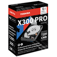 thumbnail image 3 of Toshiba X300 PRO 6TB High Workload Performance for Creative Professionals 3.5-Inch Internal Hard Drive – Up to 300 TB/Year Workload Rate CMR SATA 6 GB/s 7200 RPM 512 MB Cache - HDWR760XZSTB, 3 of 13