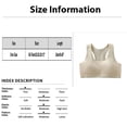 thumbnail image 3 of Girls Sports Bra 10-14 Years Old Teen Training Lingerie, Adjustable Shoulder Strap Fixed Cup Bralette, Breathable Cotton Comfort Underwear, Seamless Supportive Puberty Vest, Non Slip Daily Top, 3 of 3