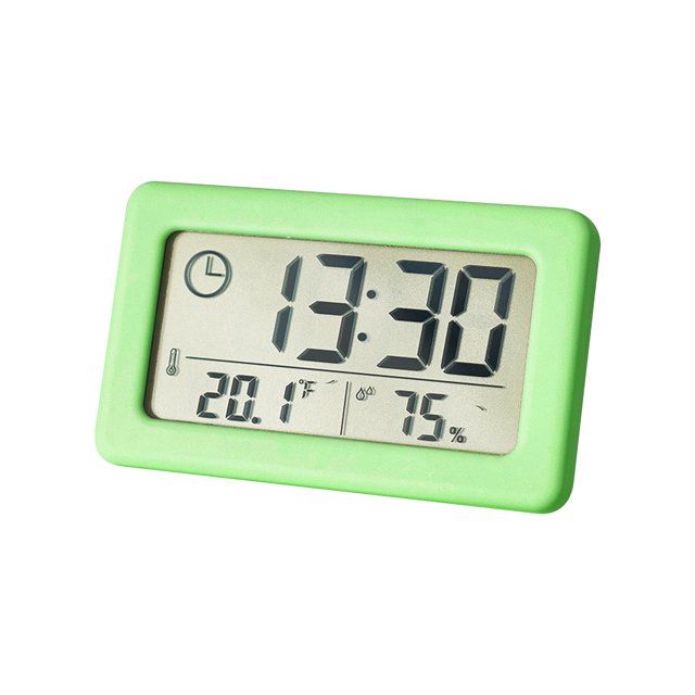 Digital Clock With LCD Display Thermometers Hygrometer Digital Temperature Humidity Monitor With Smart Clock