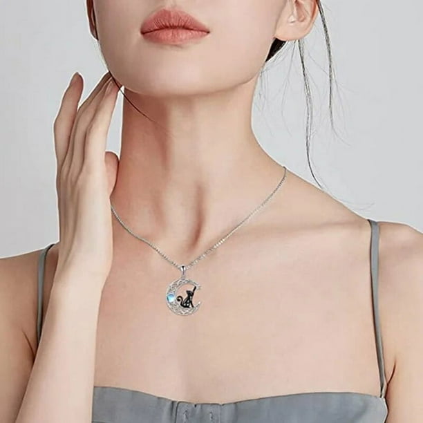 Collar Gótico De Cristal De Luna, Estilo Punk, Collar Con De | Cuotas