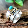 thumbnail image 4 of GAVONO Vintage 925 Silver Turquoise Women Rings Wedding Party Jewelry Gifts Size 6-10-#1-8, 4 of 9