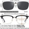 thumbnail image 4 of Gafas de sol con clip CAXMAN, polarizadas, con protección UV, lente gris, 4 of 6