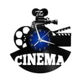 thumbnail image 3 of Cinema 12 Inch Vinyl Record Wall Clock - Silent, Creative, and Unique Clock for Living Room, Entryway, or Bedroom Decor - Perfect Gift Idea(12 inchs B without LED), 3 of 7