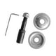 thumbnail image 2 of Eje de muela abrasiva Eje de extensión de amoladora Motor de pulido de acero Adaptador de eje para muela abrasiva Rueda de fibra Rueda de tela Rueda 8mm 92g, 2 of 7