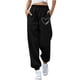 thumbnail image 1 of Pantalones estampados con bolsillos sueltos en la cintura elásticos informales para mujer a la moda Fridja  hfkajh101720, 1 of 7