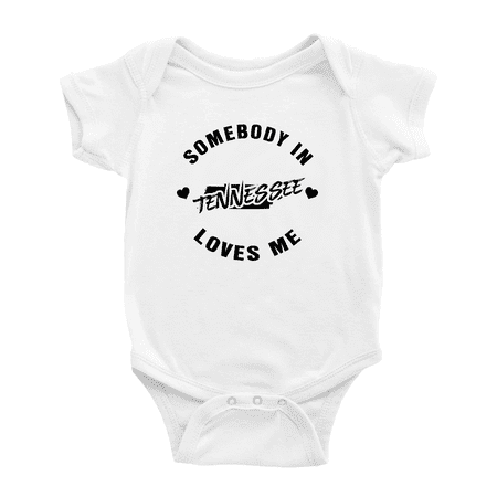 

Somebody in Tennessee Loves Me Cute Baby Bodysuit 12-18 Months