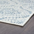 thumbnail image 5 of 5x8 Water Resistant, Indoor Outdoor Rugs for Patios, Front Door Entry, Entryway, Deck, Porch, Balcony | Outside Area Rug for Patio | Cream, Damask | Size: 5'3'' x 7'3'', 5 of 7