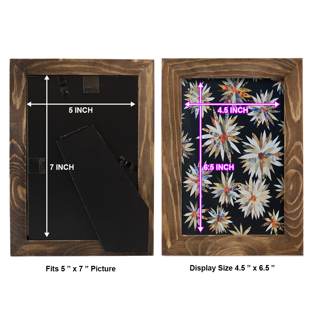 Starburst Too II - Framed Print w/glass - Walnut