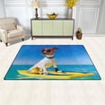 thumbnail image 3 of Coolnut Lightweight Carpet Mats, 31 x 20 inches Area Soft Rugs Floor Mat Doormat Decoration for Rooms Entrance Dog Surfing, 3 of 6