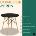thumbnail image 2 of Mesa para Comedor Mubson Eren Negro, 2 of 5