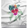 thumbnail image 1 of Soimoi polyester Crepe Fabric Floral & Leaves Tropical Printed Craft Fabric by the Yard 52 Inch Wide, 1 of 1